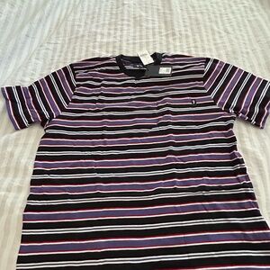 Stussy Black and White Short Sleeve Tee